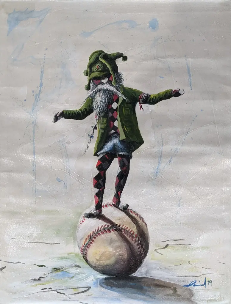 Arriba de la Bola - 31.5" by 23.5"