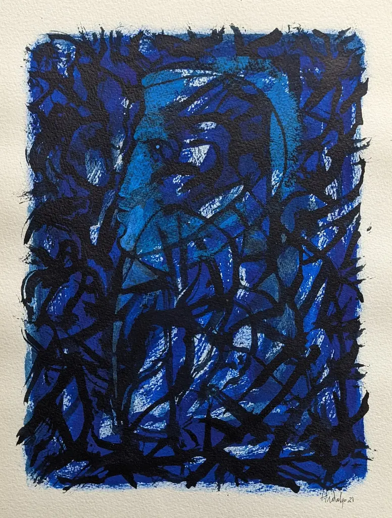 Hombre Sagrado - 16" by 12"