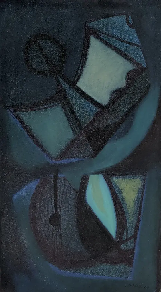 Homenaje Azul #1 - 24" by 16"