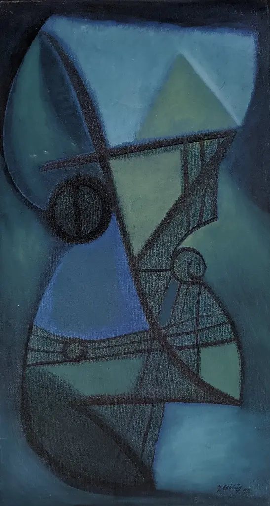 Homenaje Azul #2 - 24" by 16"