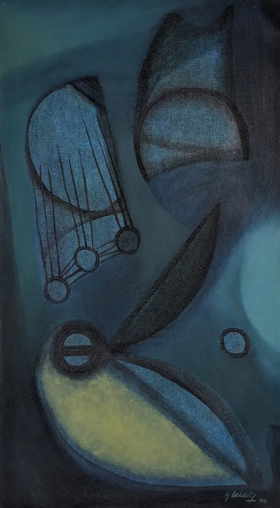 Homenaje Azul #1 - 24" by 16"