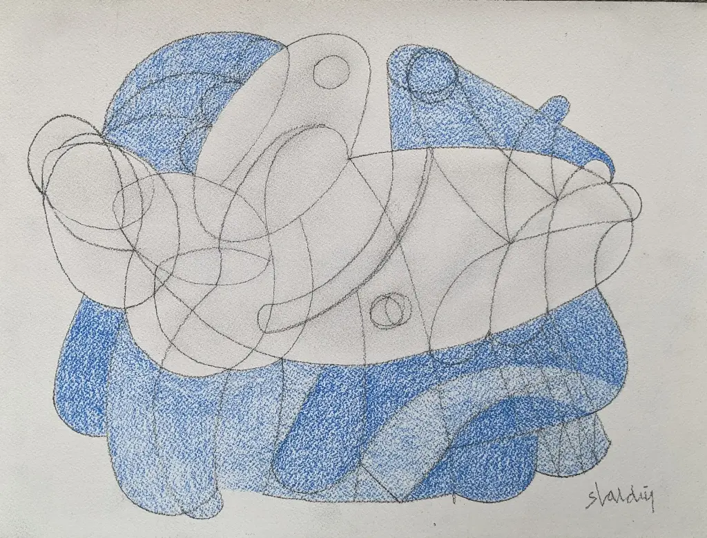 In Quarantine 13 -  16" by 12"