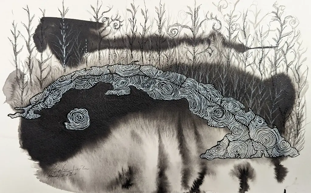 La Isla 1- 15" by 10"