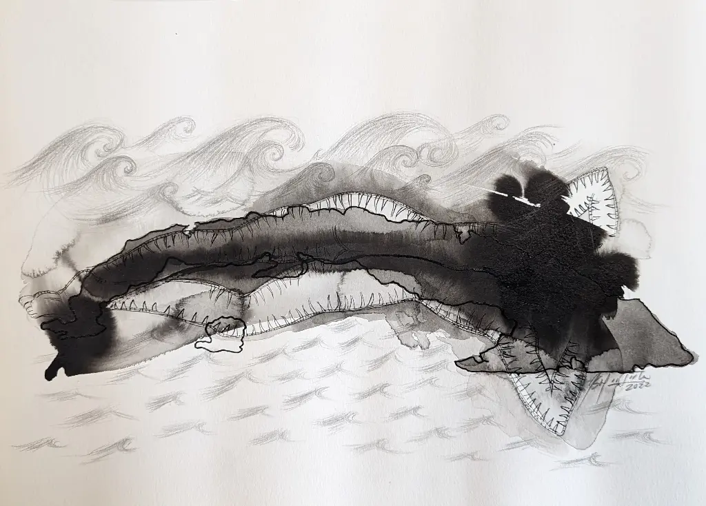 La Isla 2 - 15" by 11"