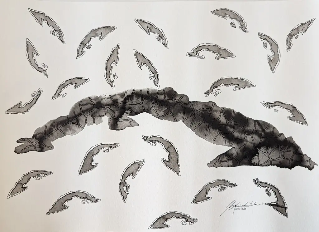 La Isla 4 - 15" by 11"