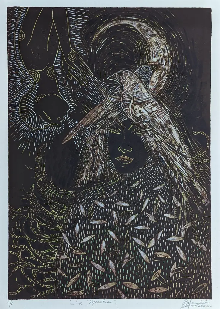 La Maestra - 29.5" by 22"