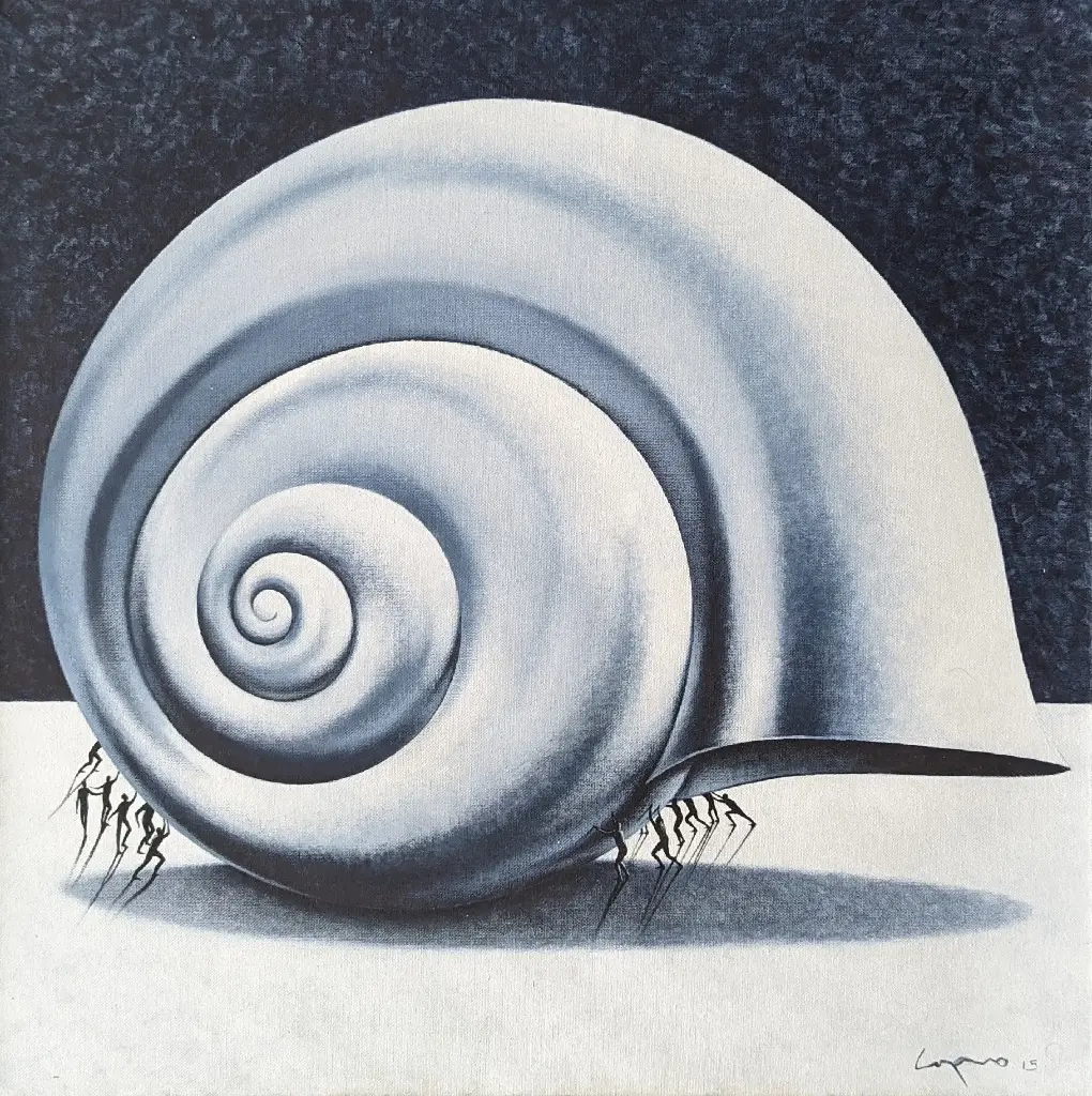 La Trabazon - 24" by 24"