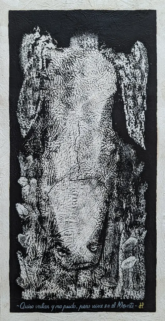 Quiso volar y no pudo - 34.5" by 18.5"