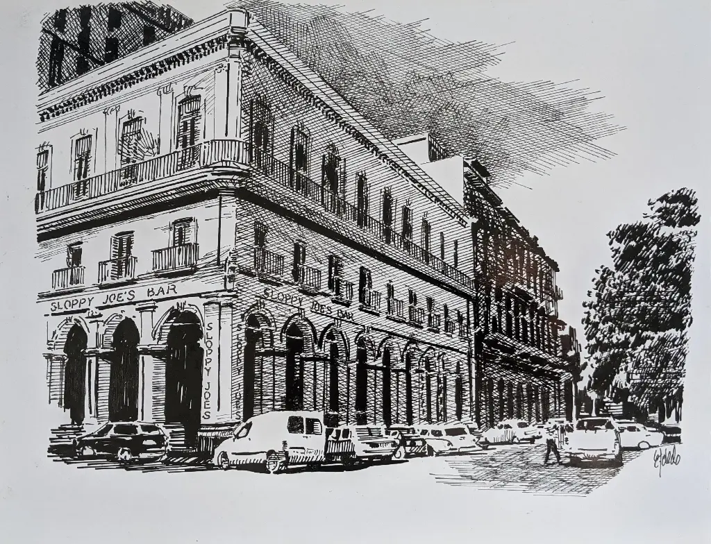 Sloppy Joe's Bar - 11" by 8.5"