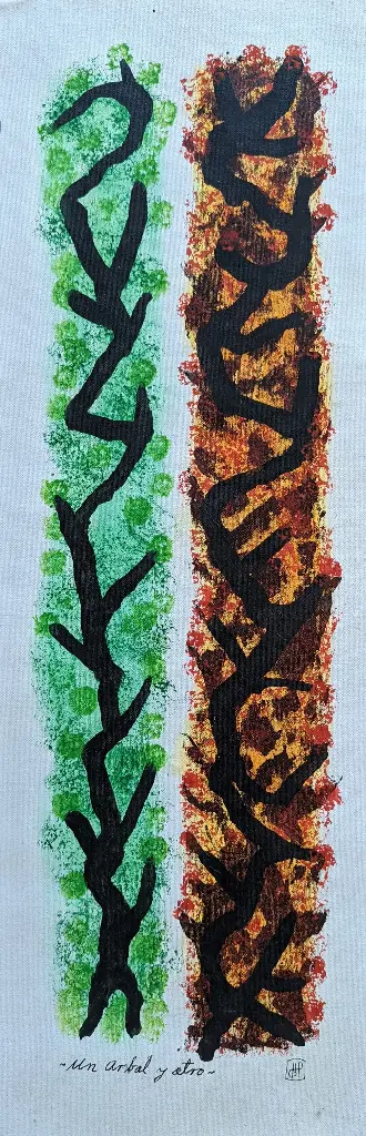 Un Arbal y atro - 28" by 9.5"