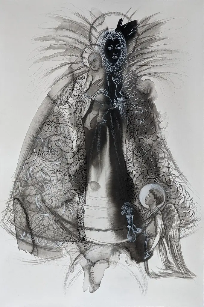 Virgenes Negras - 17.5" by 12"