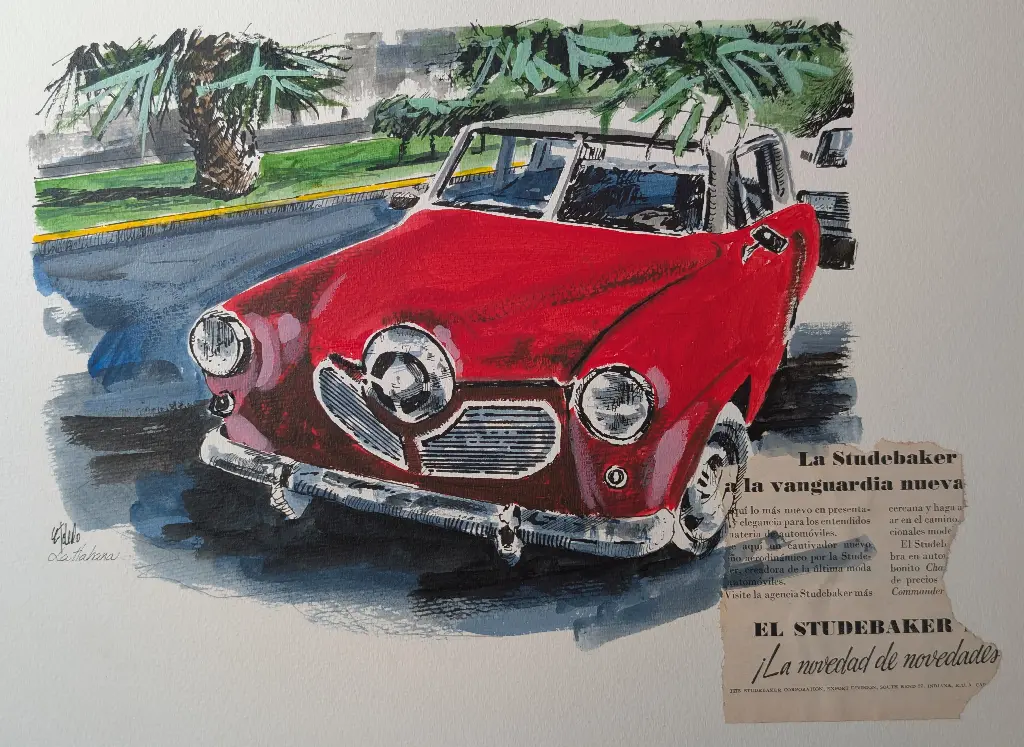 Untitled (Clipper) - 15" by 11"