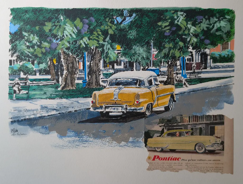 Untitled (Pontiac) - 15" by 11"