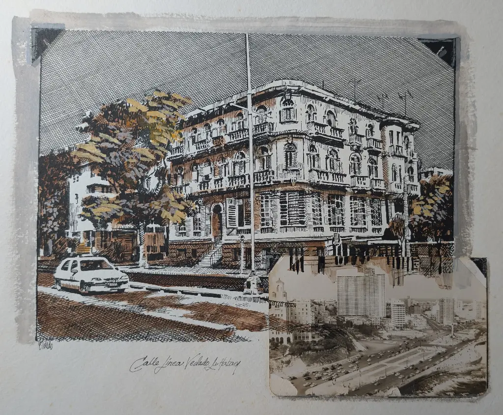 Untitled (Calle Linea) - 15" by 11"