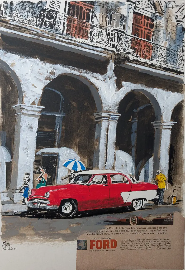 Untitled (Ford) - 15" by 11"