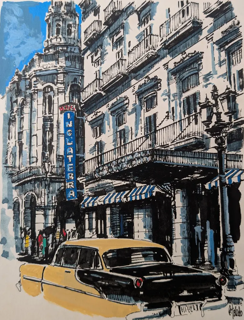 Untitled (Hotel Inglaterra) - 10.5" by 8"