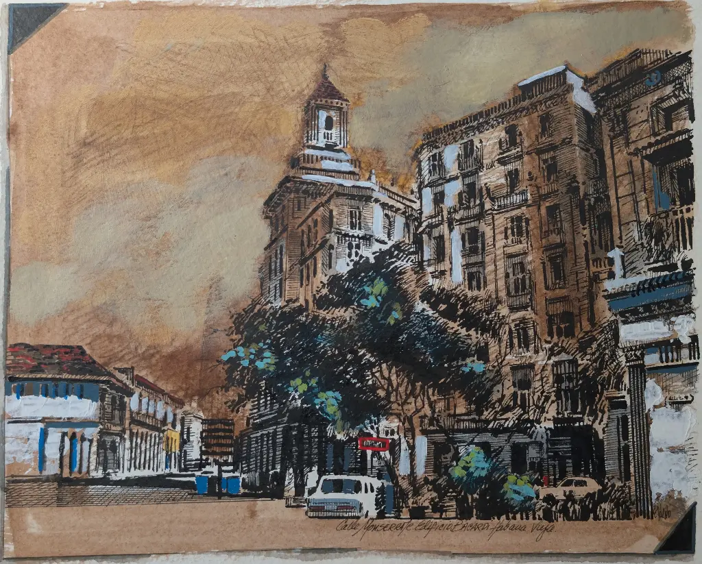 Untitled (Edificio Bacardi) - 15" by 11"