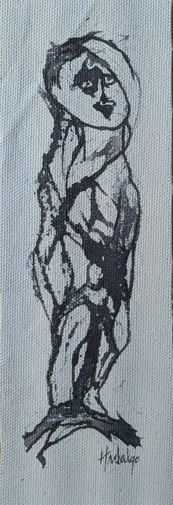 Triste llegada - 7.5" by 2.5"