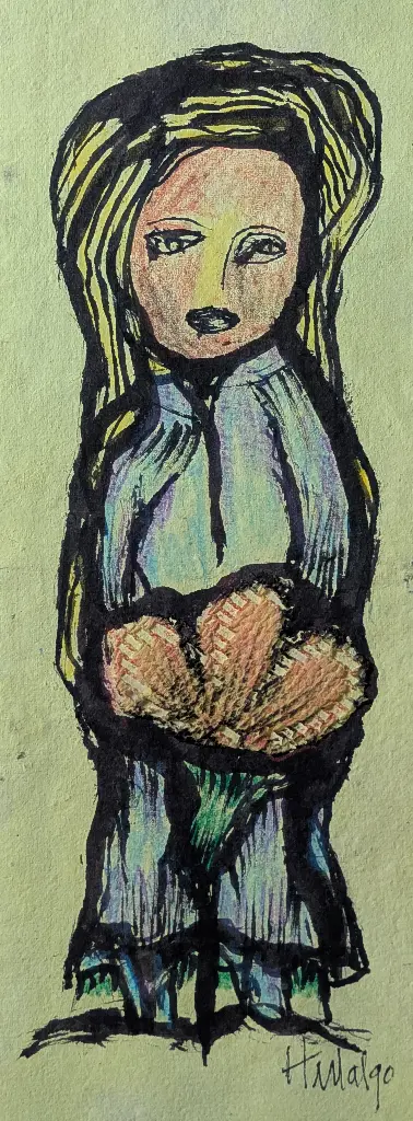 Recién llegada - 9" by 3"