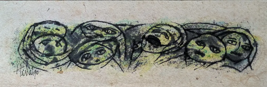 Retrato de familia - 9" by 3"