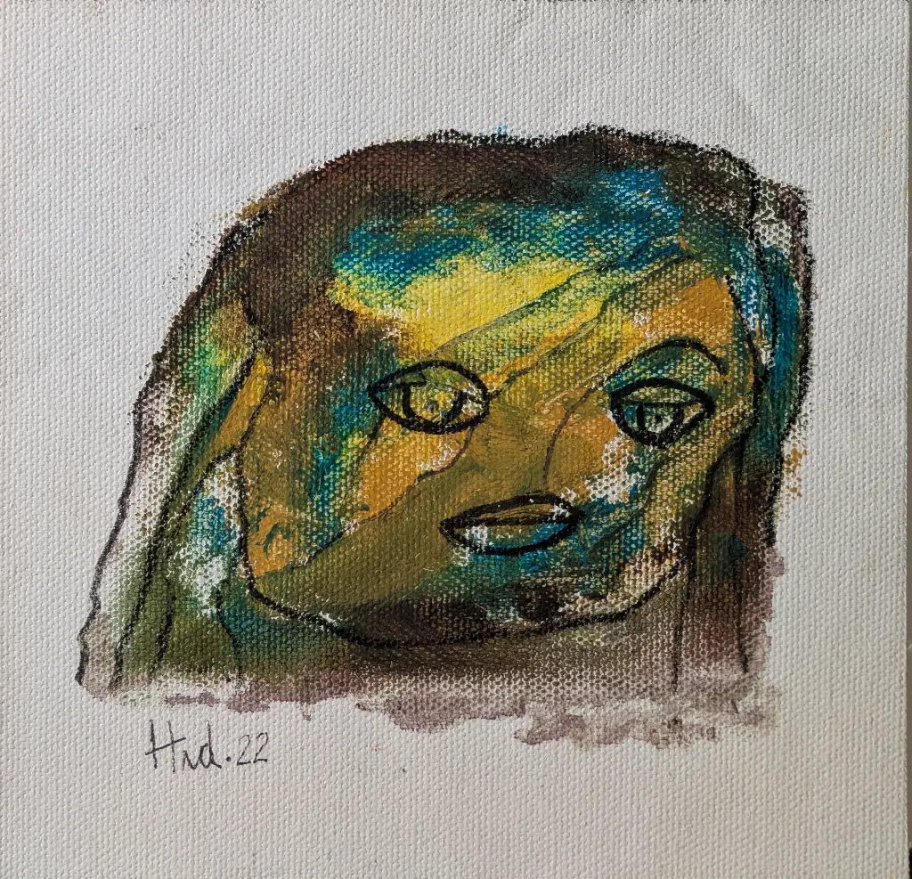 Rostro Amigo - 5.5" by 5.5"