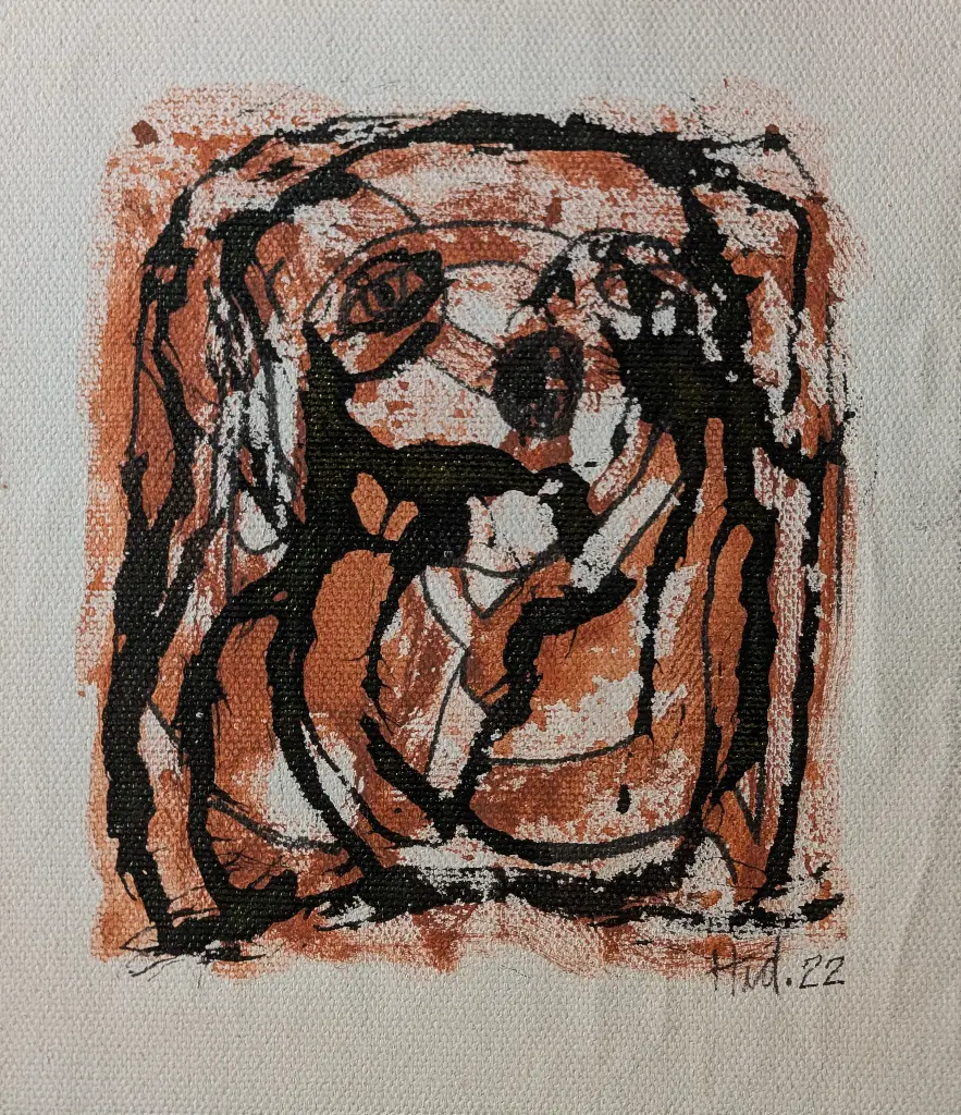 Máscara II - 6.5" by 5.5"