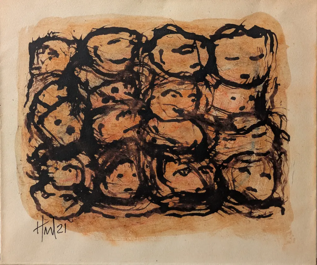 Rostros Conocidos - 6" by 5"