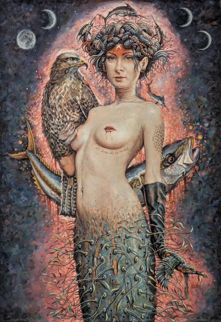 La Boca Ð La Verdad - 32" by 22.5"