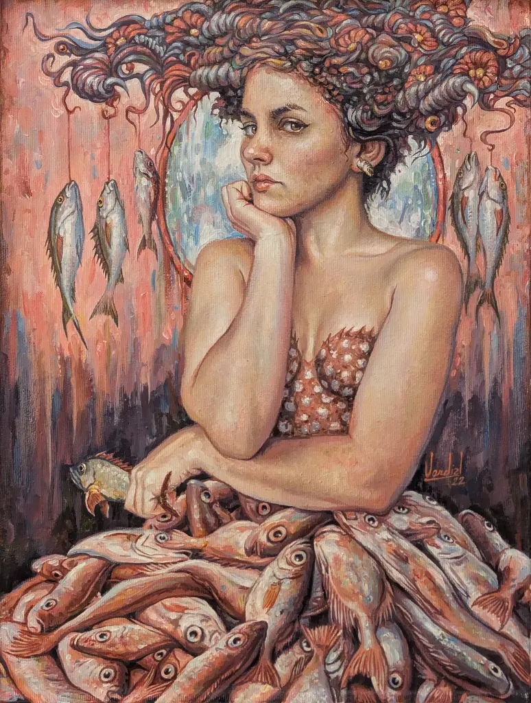 Te estoy Cazando - 16" by 12"