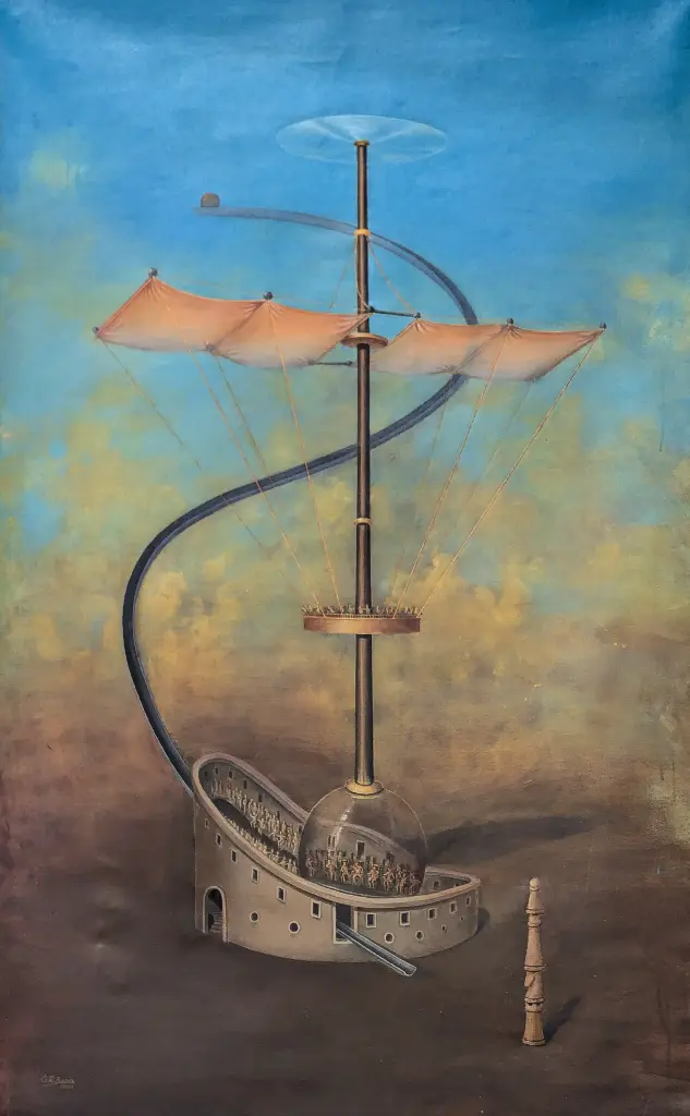 Jugando en Serio N°3 - 52" by 32"