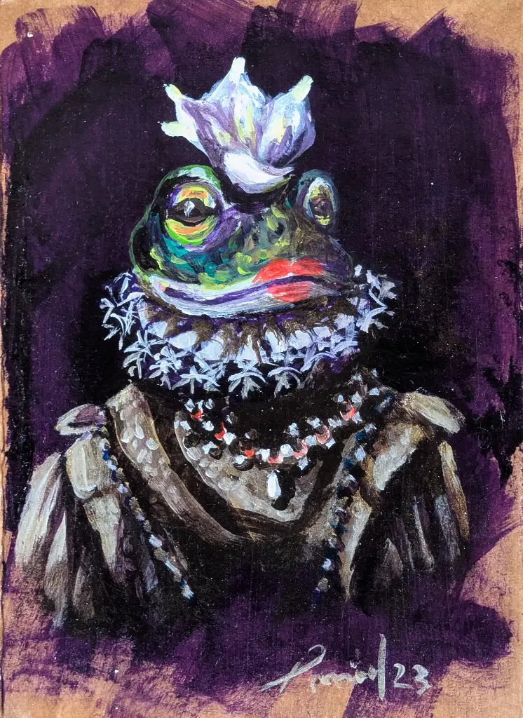 Experiencia de un Batracio - 4.5" by 2.5"