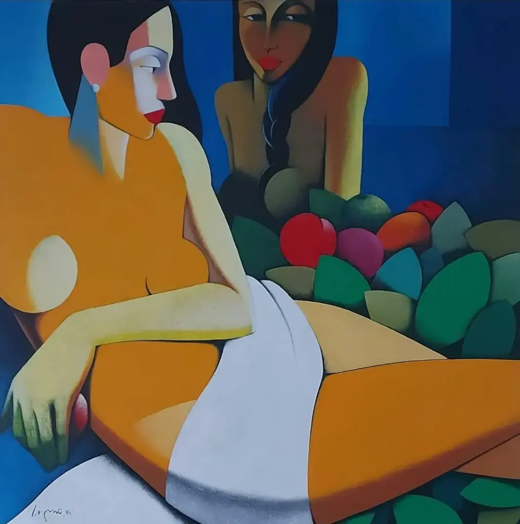 El Jardin del Edén - 39" by 39"