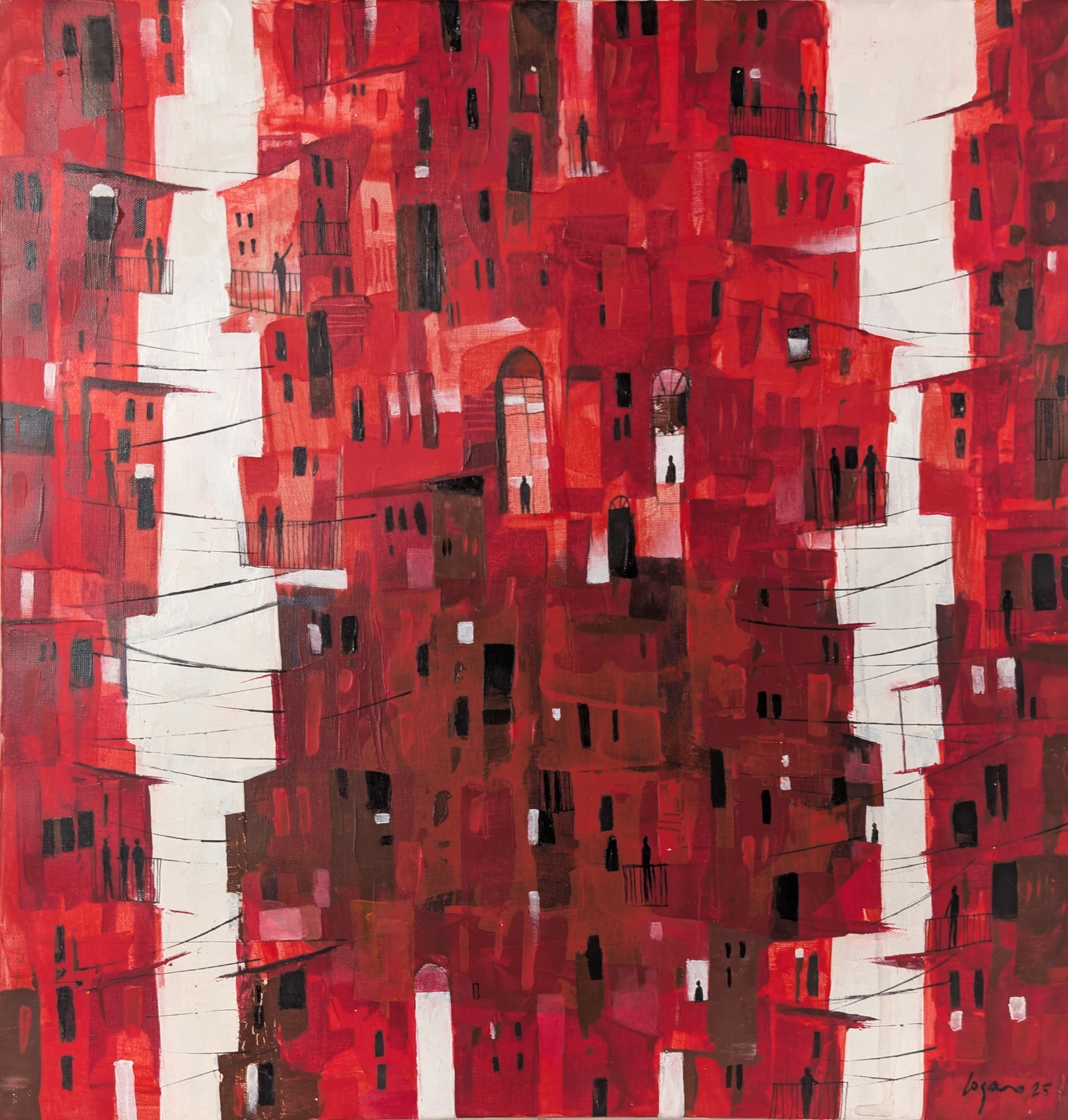 New City - 16" by 16"