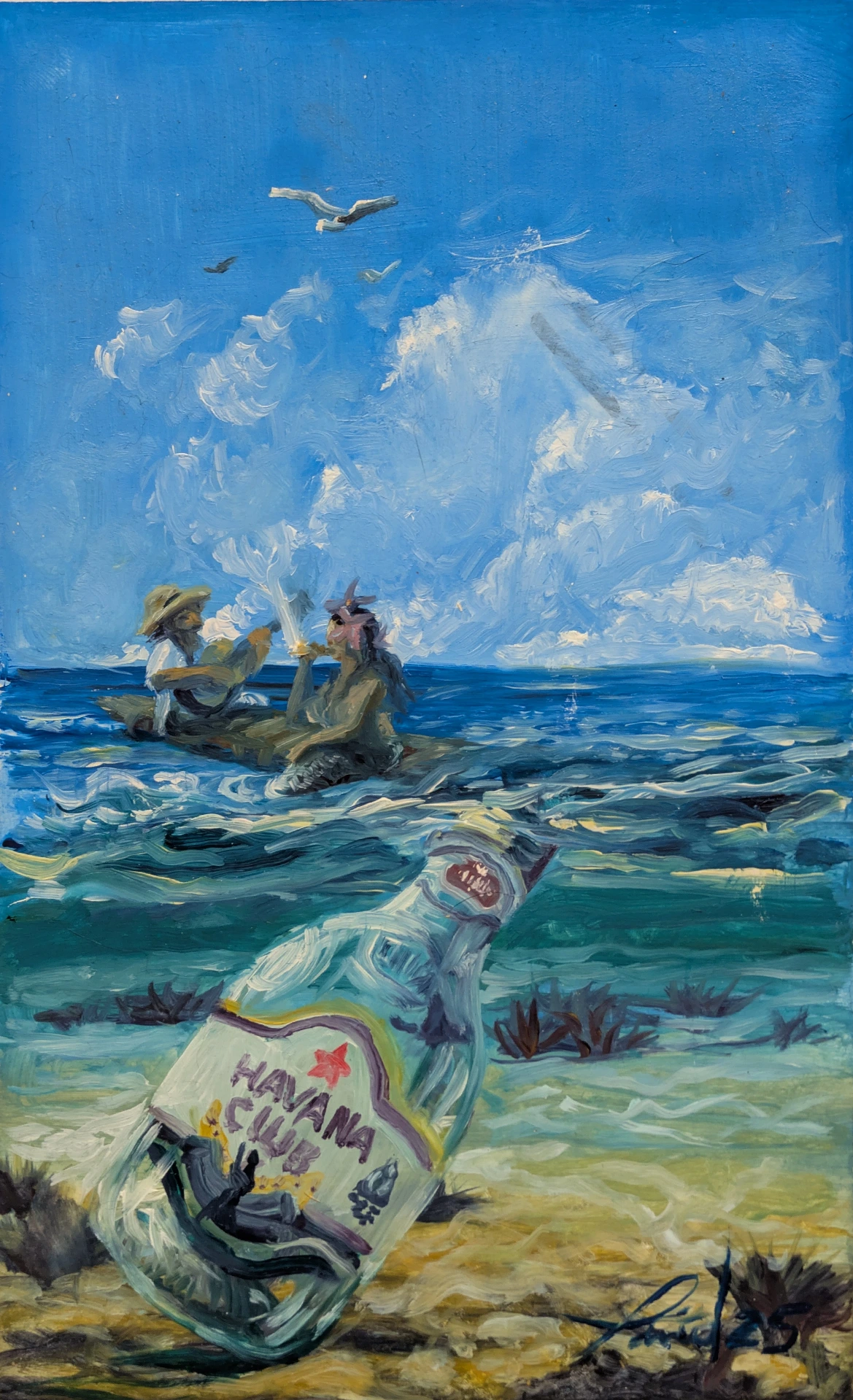 El Trovador y la Sirena - 9" by 5.5"