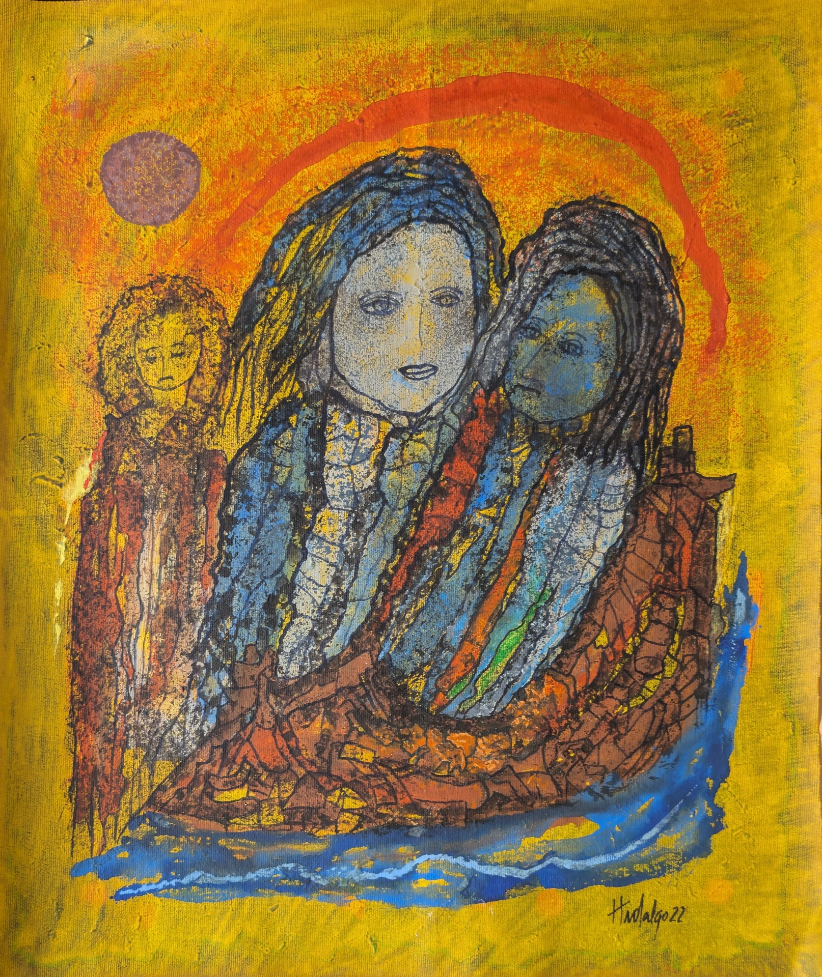 La Decisión - 19" by 15.5"