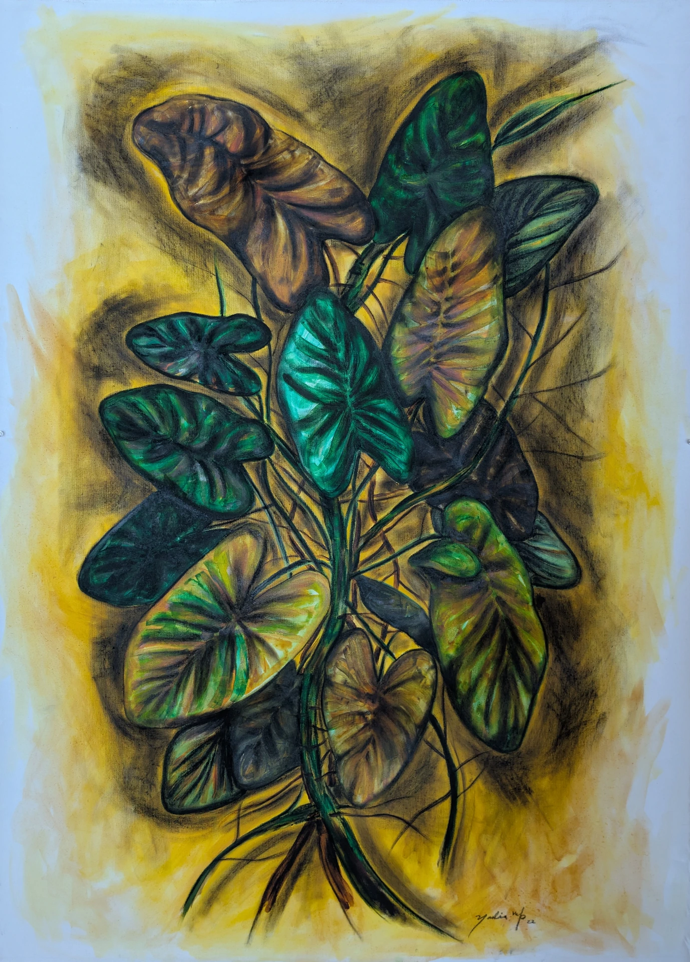 El Ocaso del Almendro - 55" by 39.5"