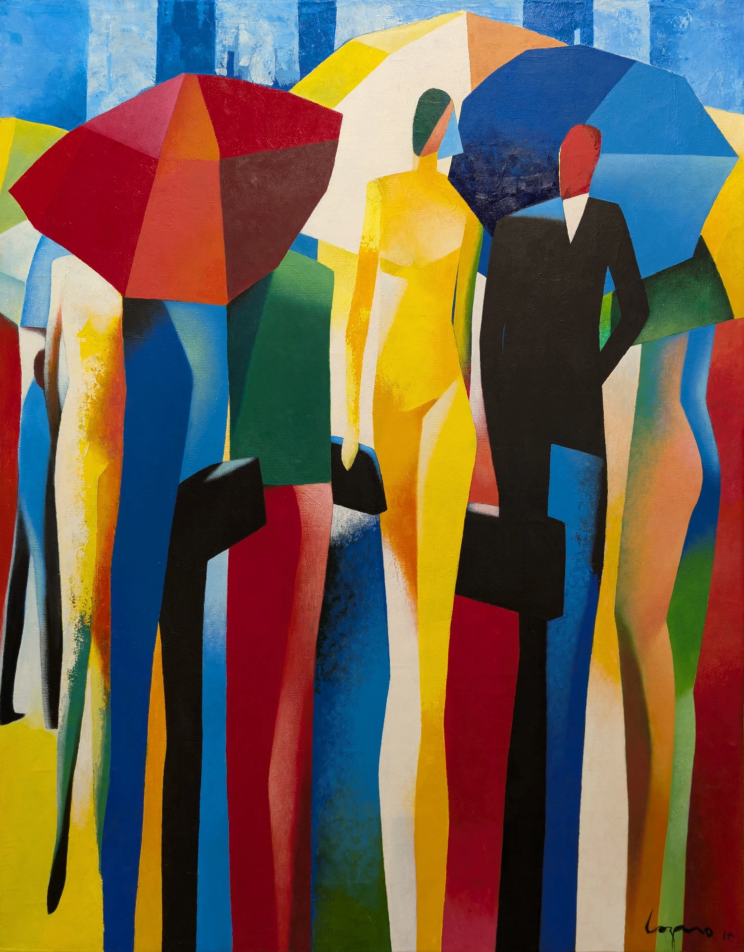 Gente - 46" by 36"