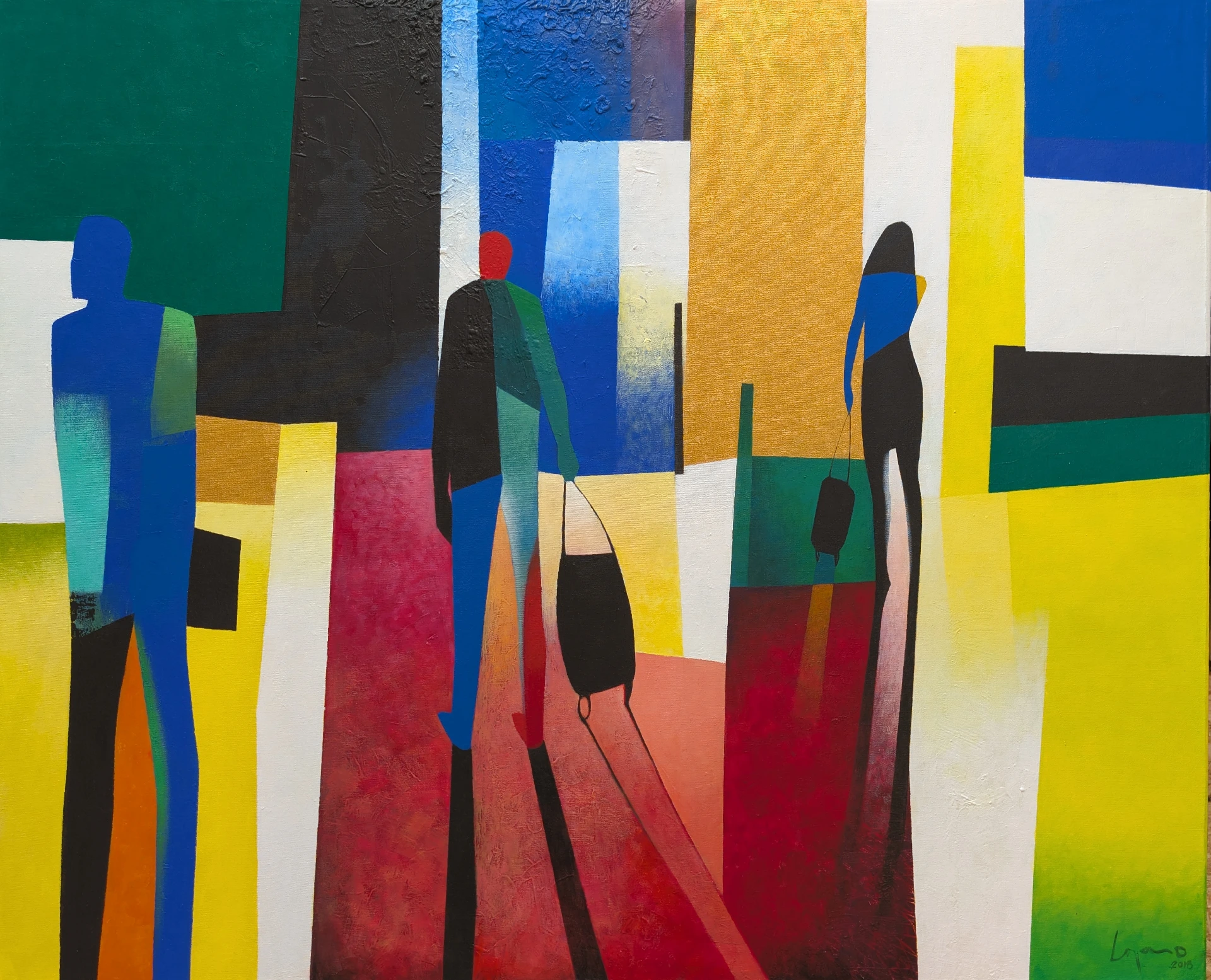 Series, Paisaje y Viajeros 2 - 48" by 38"