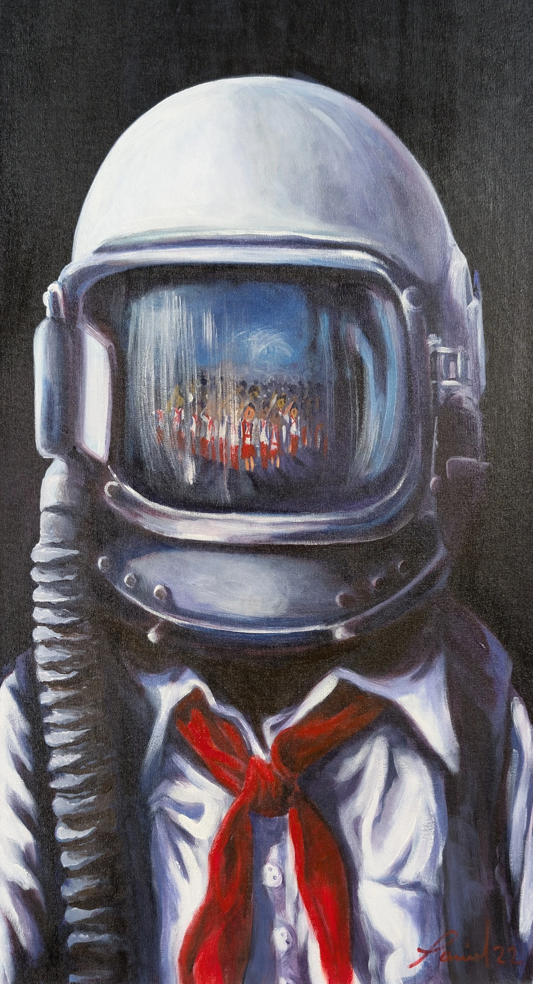 Un Pionero Diferente - 29.5" by 16"