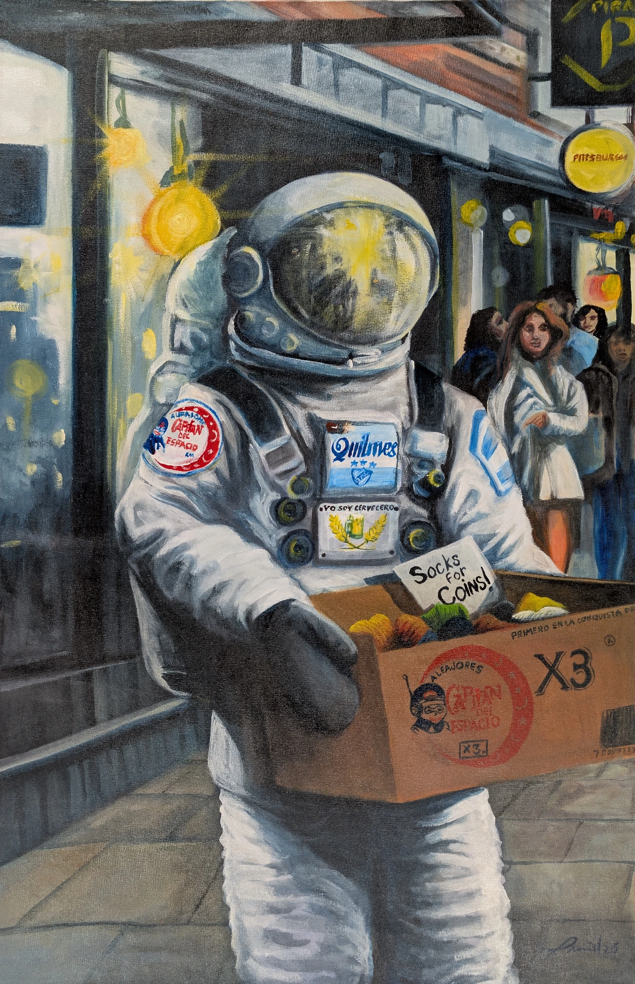 El Vendedor Ambulante- 37.5" by 23.5"