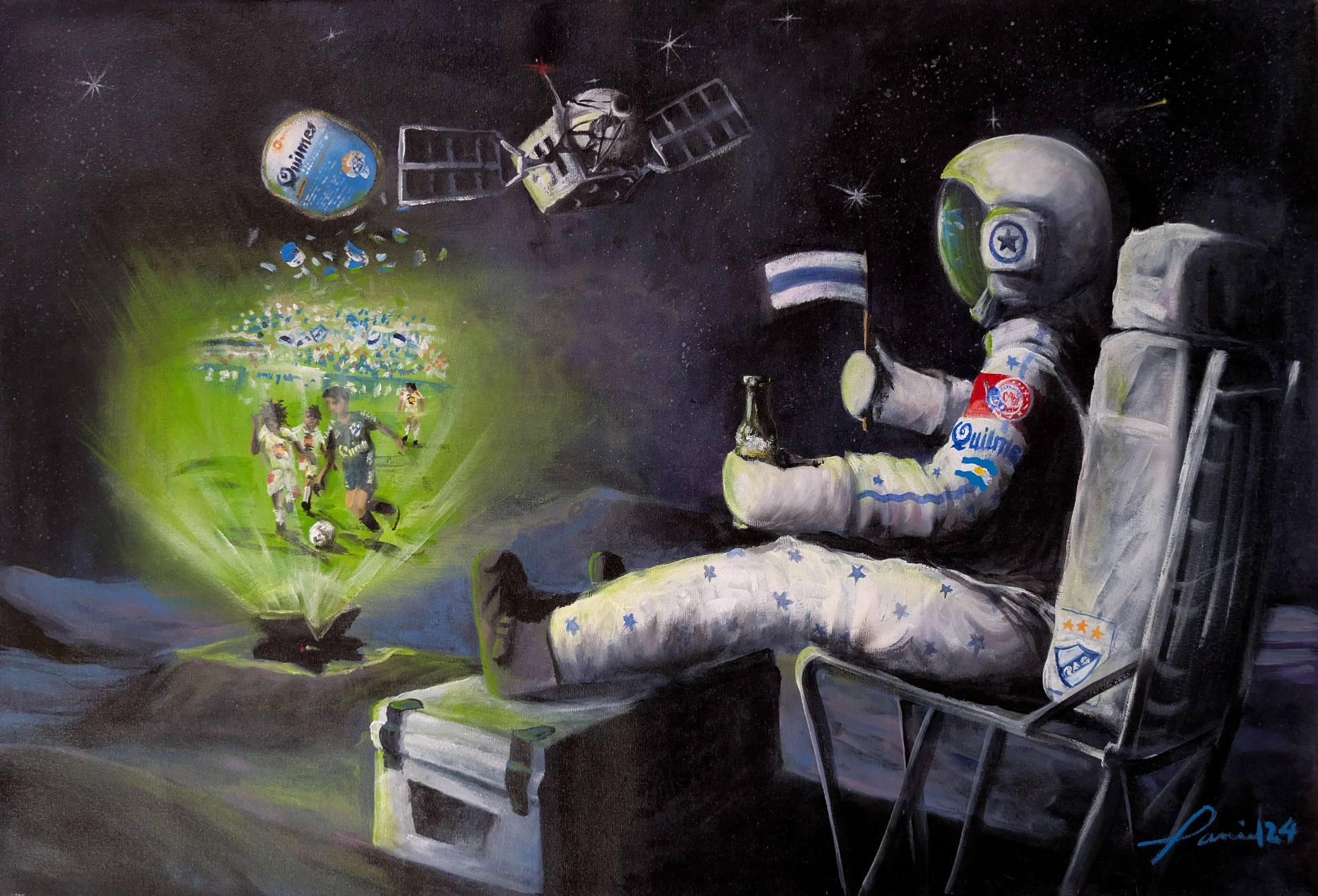 El Capitán Cervecero - 31.5" by 21.5"