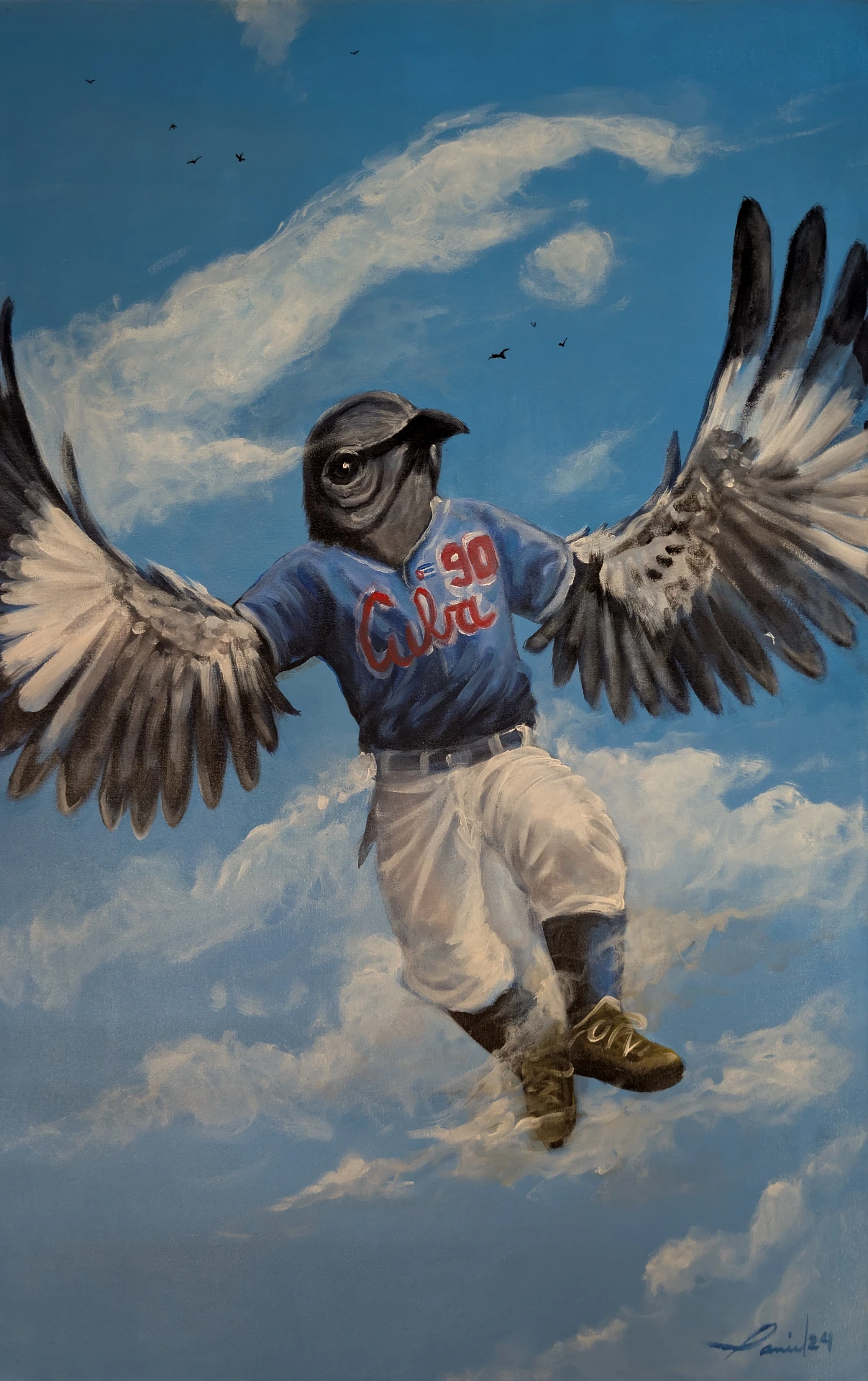 El Canto del Sinsonte #2 - 37" by 23.5"