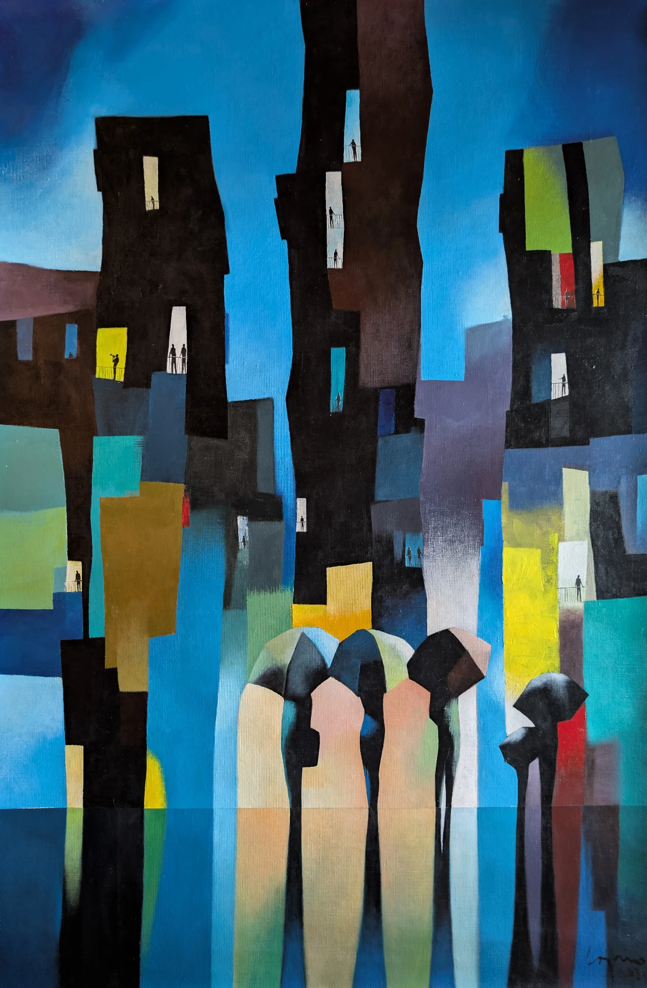 Antes del Amanecer - 48" by 32"