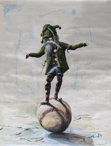 Arriba de la Bola - 31.5" by 23.5"