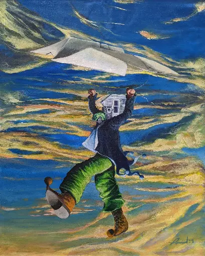 Caida Libre - 39" by 31"