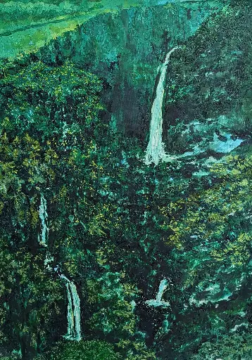 Corre el Agua - 37" by 26"