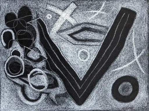 Dialogo Encriptado - 12" by 9"