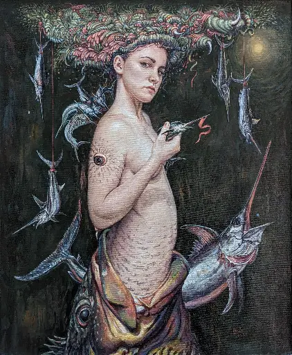 Entre el Amor y el Odió, el día después 25" by 21.5"