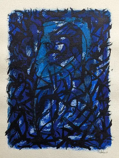 Hombre Sagrado - 16" by 12"