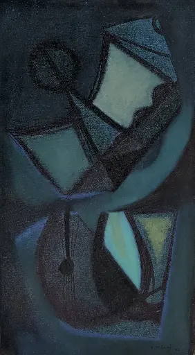 Homenaje Azul #1 - 24" by 16"